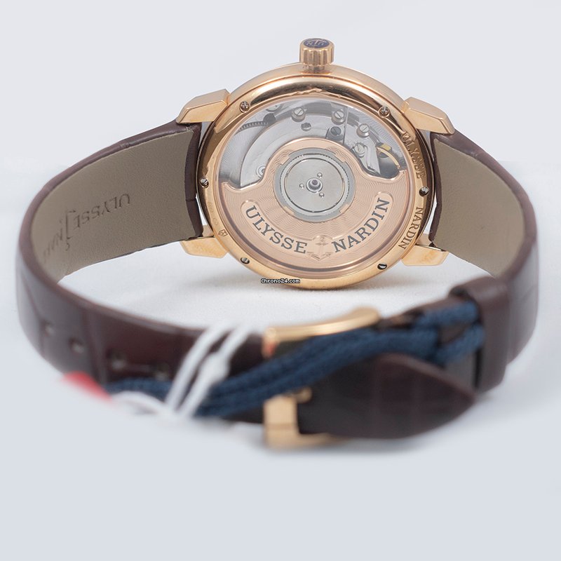IMG_9081 Ulysse Nardin Classico Womens watch Automatic Rose gold 8106-116B-2 990 Replica 4