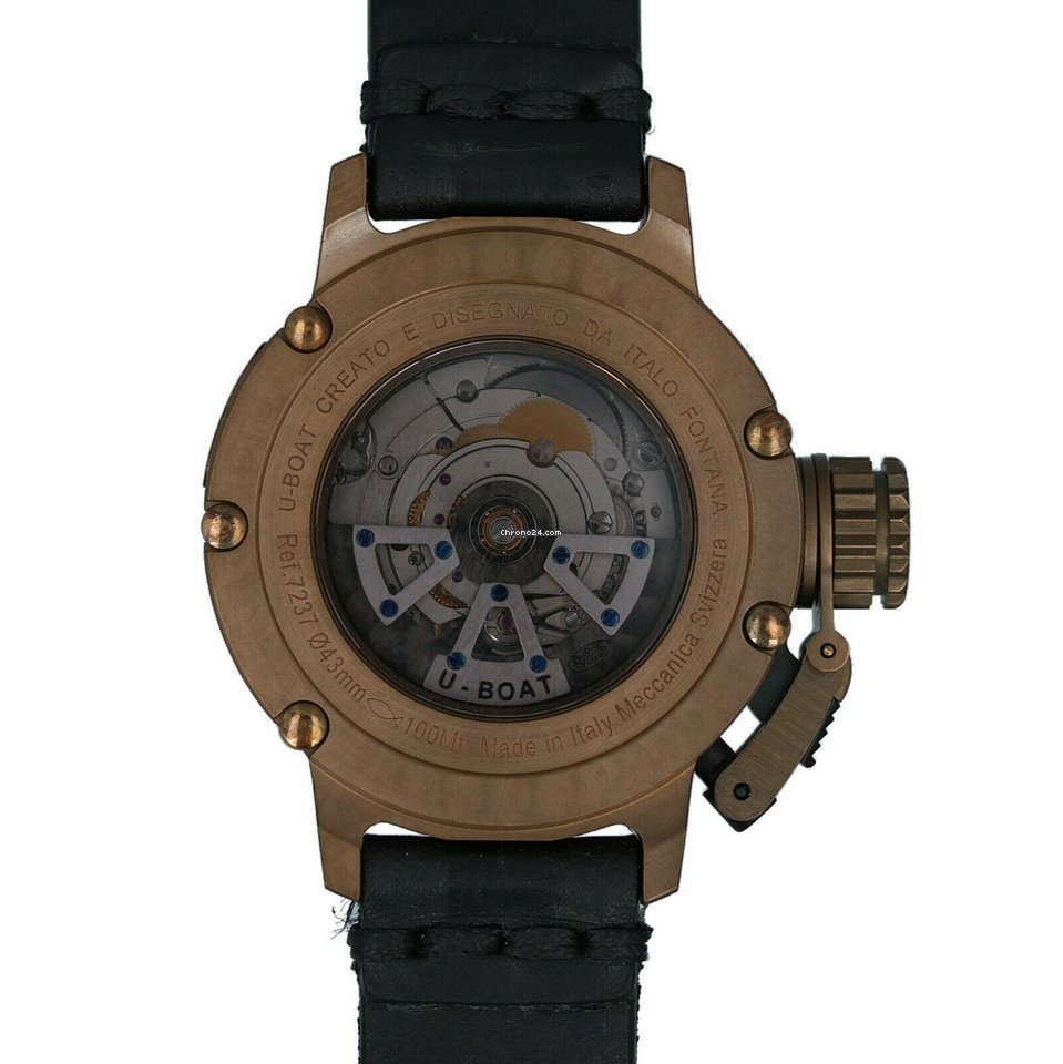 IMG_9081 U-Boat Chimera Mens watch Unisex Automatic Bronze 7237 Replica 4