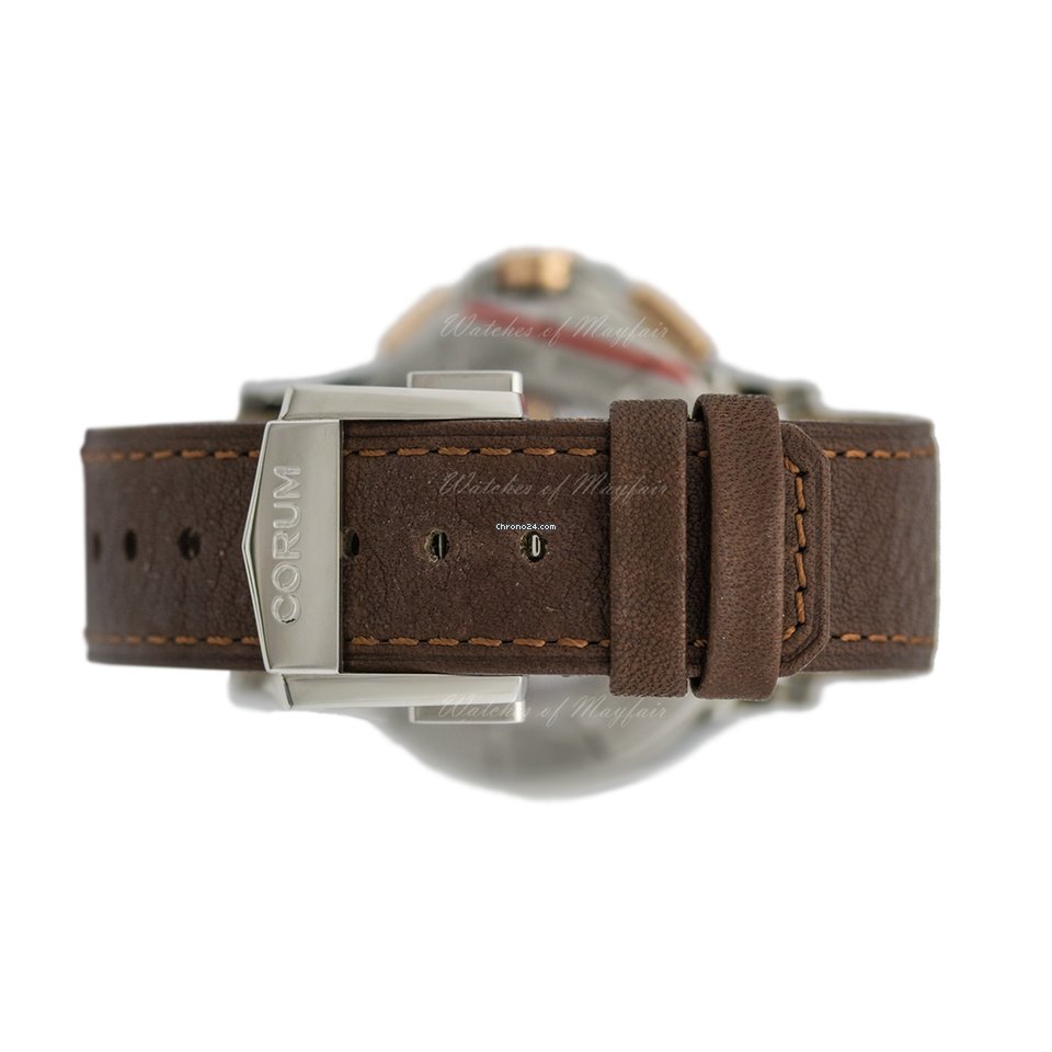 IMG_9081 Corum Admirals Cup Legend 42 Mens watch Unisex Automatic Gold Steel A984 03598 - 984.101.24 0F62 AW12 Replica 4