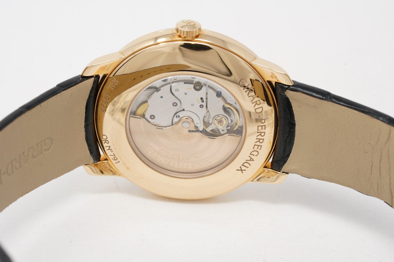 IMG_9081 Girard Perregaux 1966 Mens watch Unisex Automatic Rose gold 49525d52a1a1-bk6a Replica 4