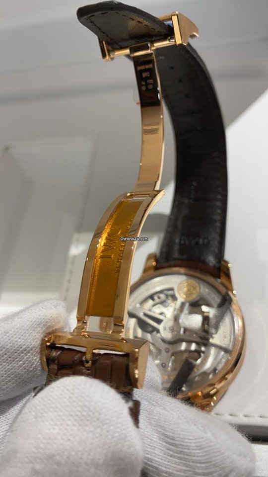 IMG_9081 IWC Portuguese Automatic Mens watch Unisex Automatic Rose gold IW500701 Replica 4