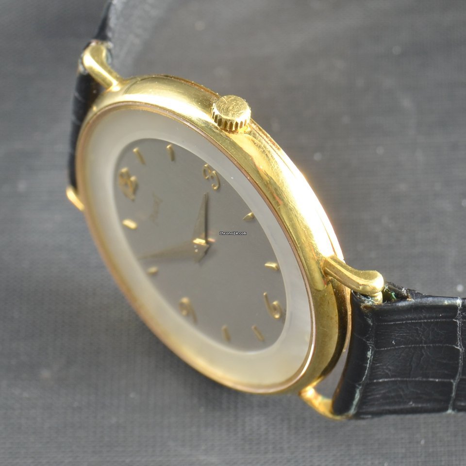 IMG_9081 Piaget Mens watch Unisex Quartz Yellow gold 8062 Replica 4