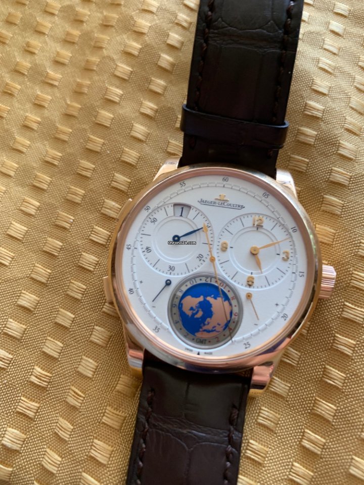 IMG_9081 Jaeger-LeCoultre Duometre Mens watch Unisex Manual winding Rose gold 6062520 Replica 4