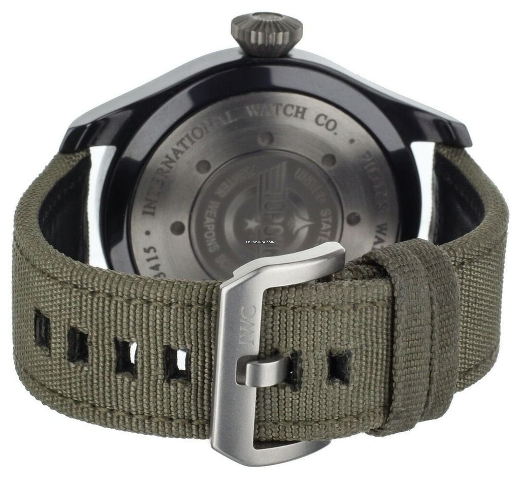 IMG_9081 IWC Big Pilot Top Gun Miramar Mens watch Unisex Automatic Ceramic IW5019-02 Replica 4