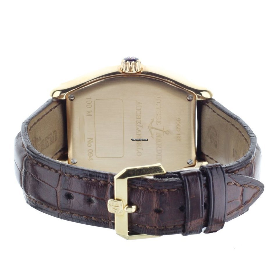 IMG_9081 Ulysse Nardin Michelangelo Mens watch Unisex Automatic Rose gold 236-68 Replica 4