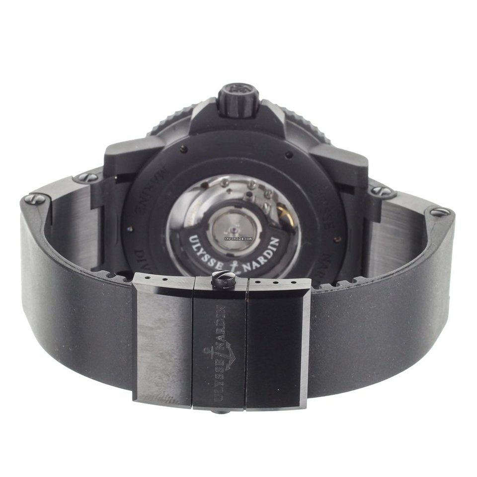 IMG_9081 Ulysse Nardin Diver Black Sea Mens watch Unisex Automatic Steel 263-92B3-3C 923 Replica 4