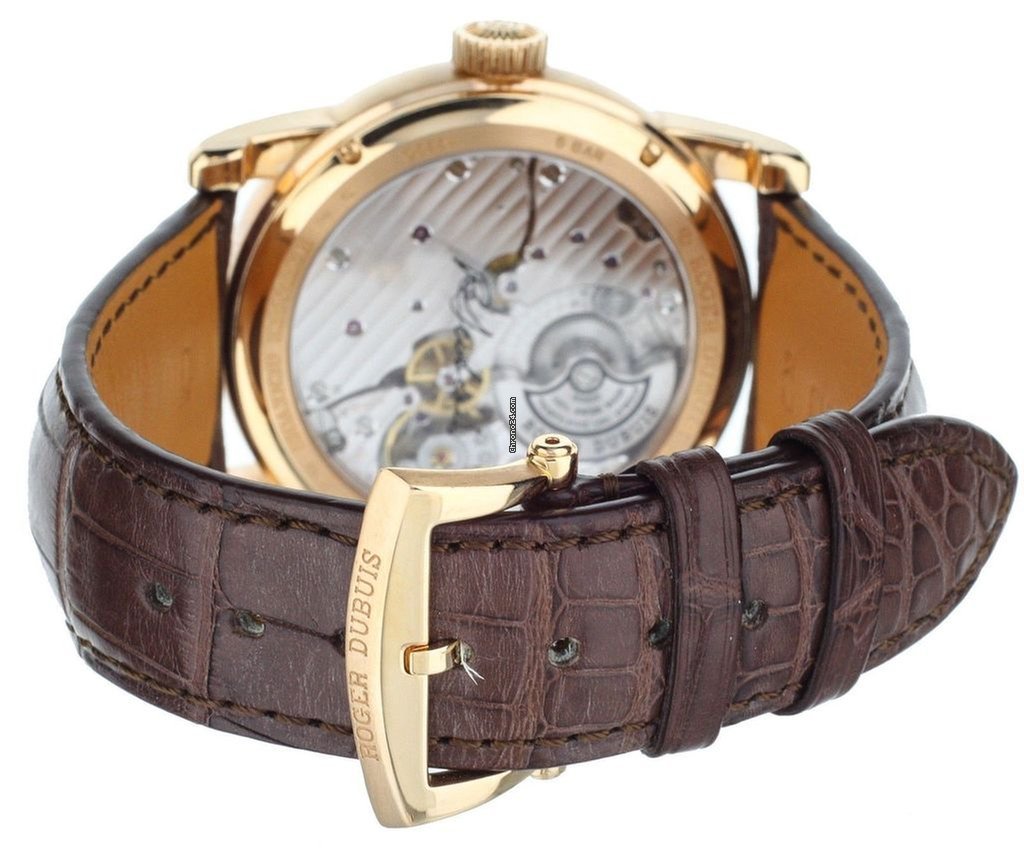 IMG_9081 Roger Dubuis Hommage Mens watch Unisex Automatic Rose gold RDDBHO0566 Replica 4