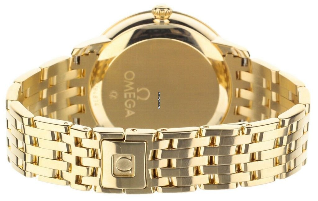 IMG_9081 Omega De Ville Prestige Womens watch Automatic Yellow gold 424.50.33.20.05.001 Replica 4