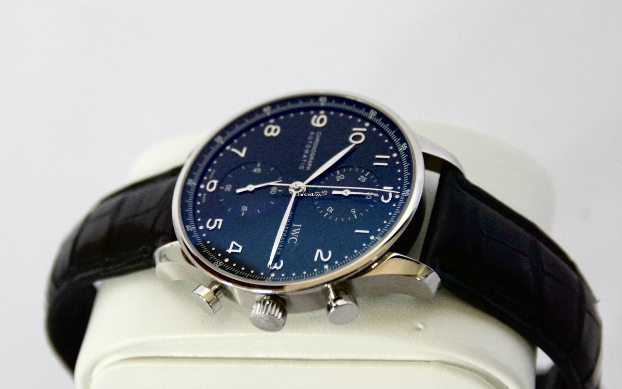 IMG_9081 IWC Portuguese Chronograph Mens watch Unisex Automatic Steel IW371438 Replica 4