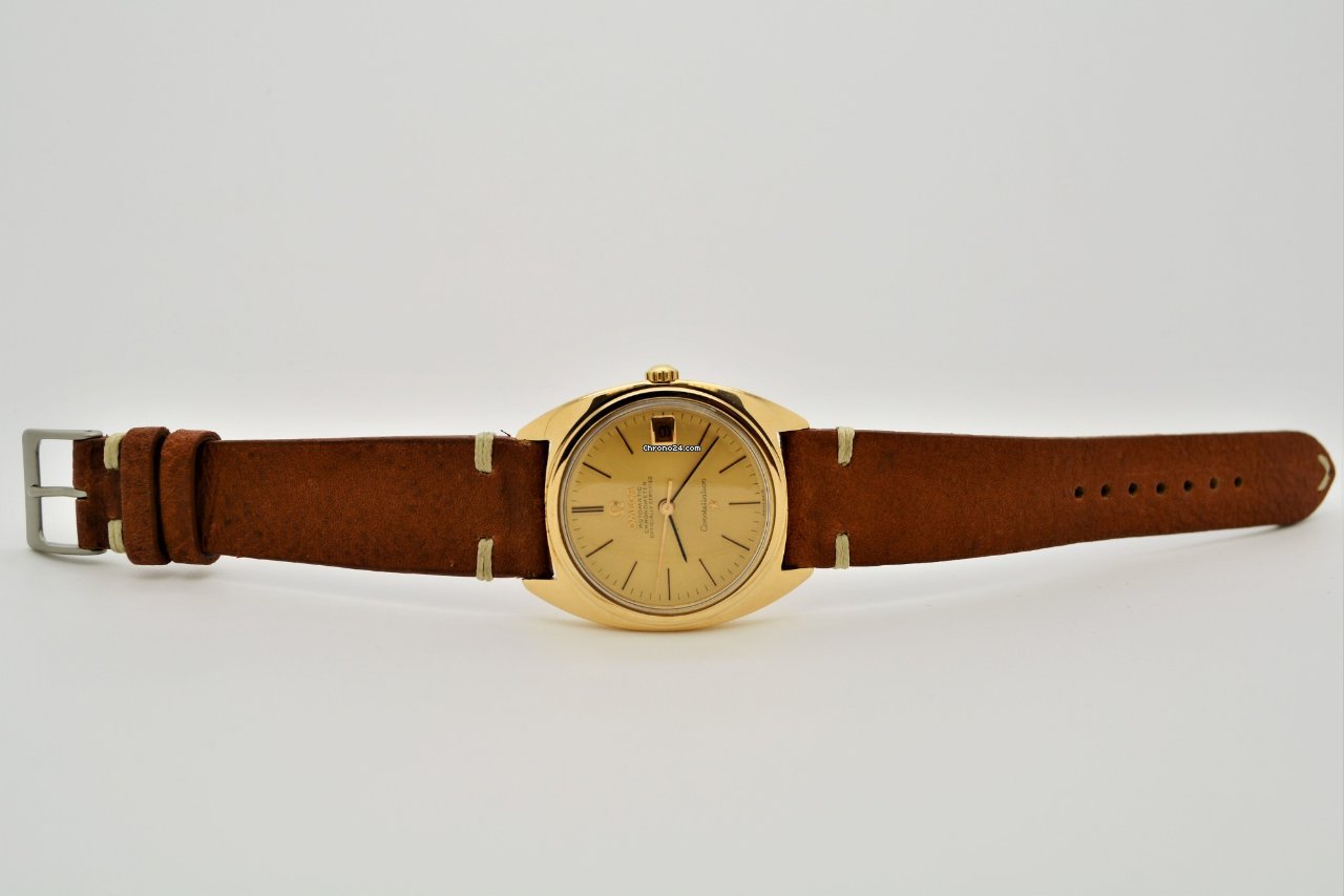 IMG_9081 Omega Constellation Mens watch Unisex Automatic Rose gold 168.009 168017 Replica 4