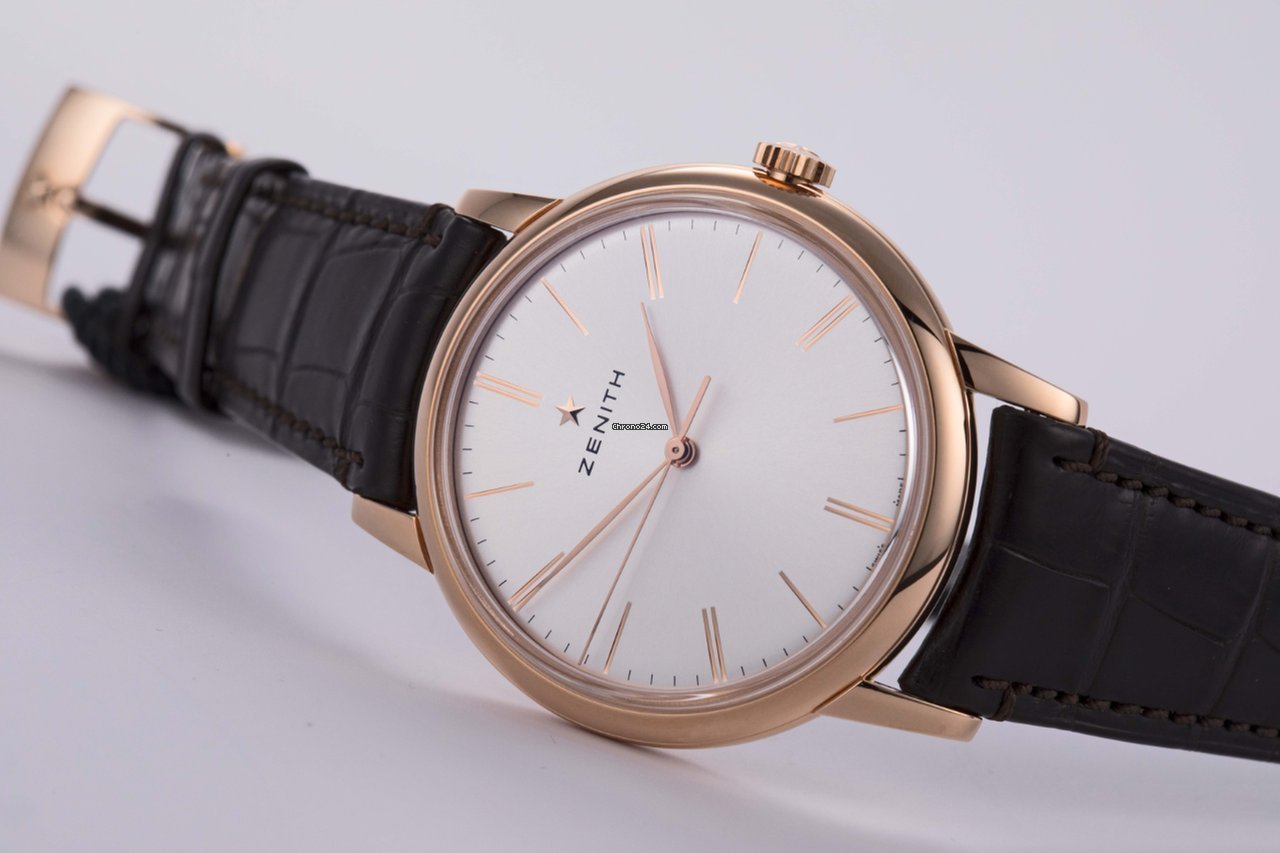 IMG_9081 Zenith Elite Mens watch Unisex Automatic Rose gold 18.2290.679 01.C498 Replica 4