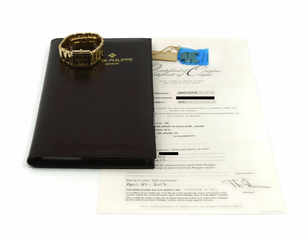 IMG_9081 Patek Philippe Twenty~4 Womens watch Quartz Yellow gold 4907 1J-010 Replica 4