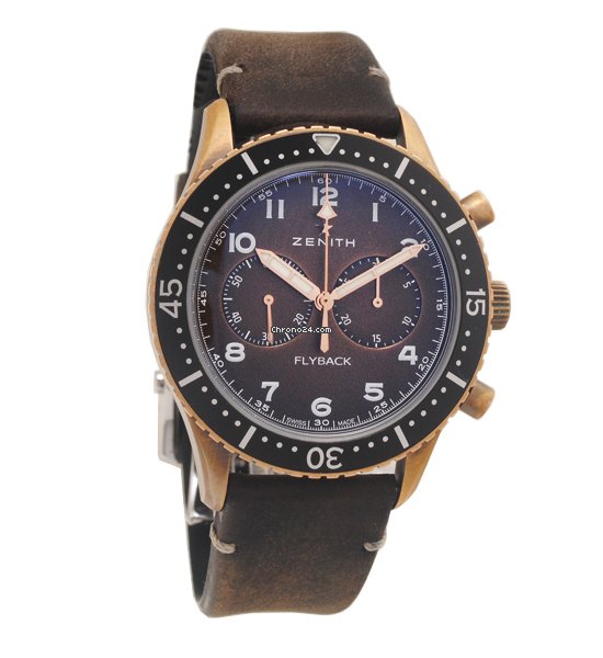 IMG_9081 Zenith Pilot Mens watch Unisex Automatic Bronze 29.2240.405 Replica 4