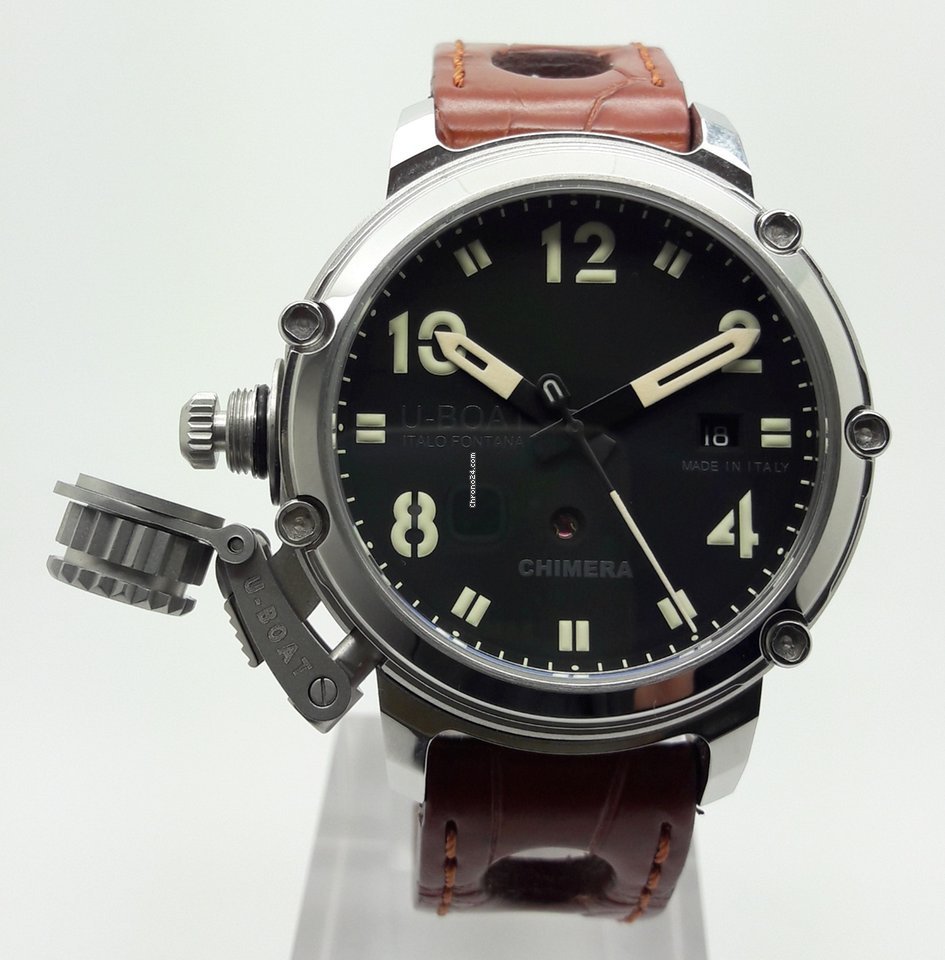 IMG_9081 U-Boat Chimera Mens watch Unisex Automatic Steel 7226 Replica 4