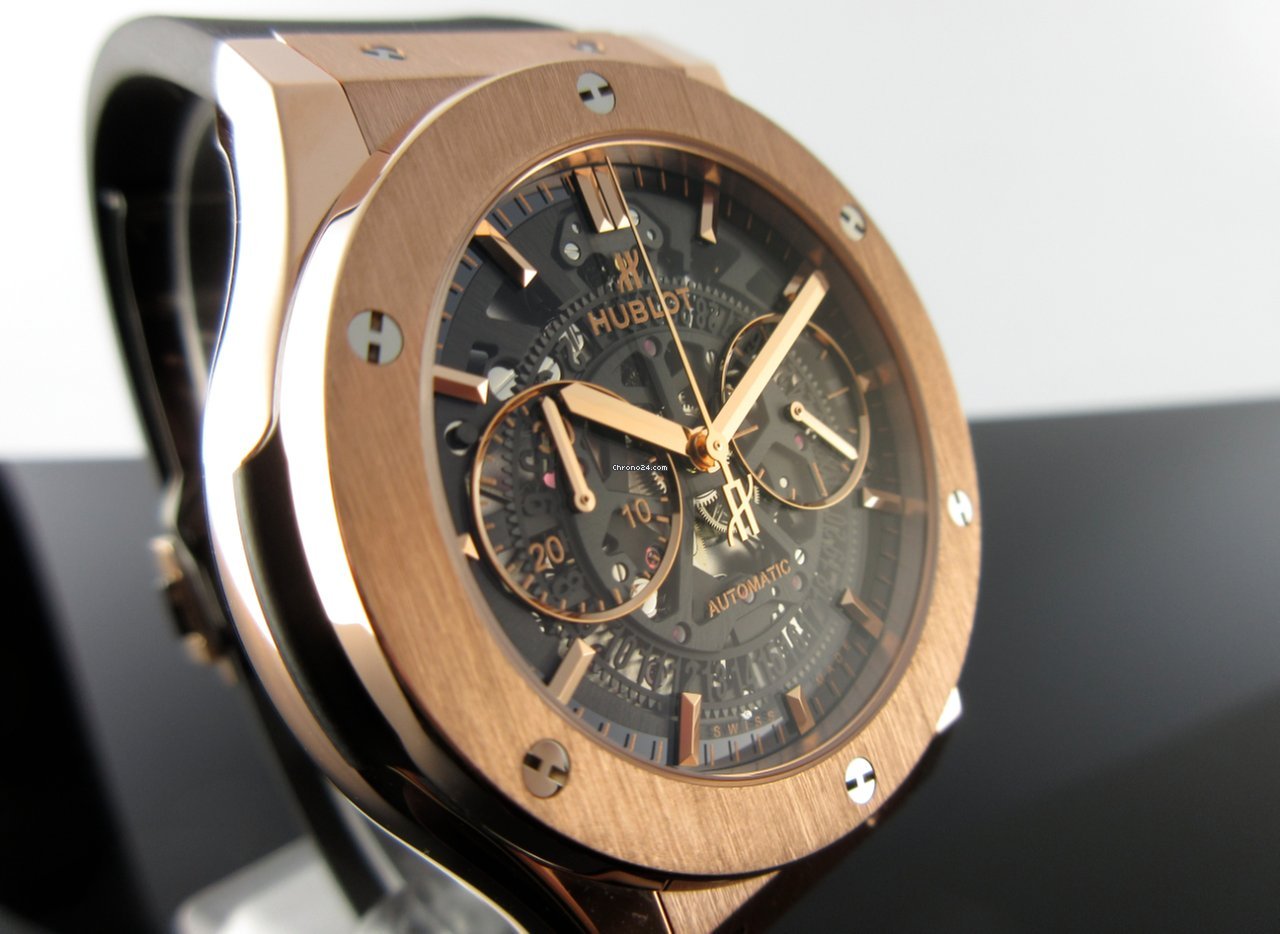 IMG_9081 Hublot Classic Fusion Aerofusion Mens watch Unisex Automatic Rose gold 525.OX.0180.LR.0904 Replica 4
