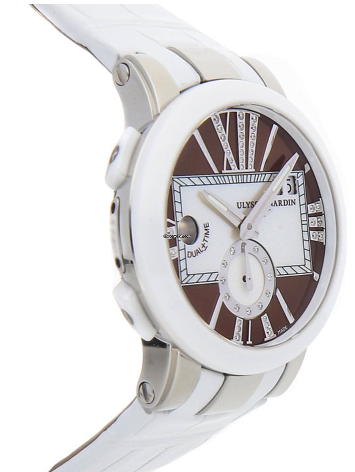 IMG_9081 Ulysse Nardin Executive Dual Time Lady Womens watch Automatic Steel 243-10 30-05 Replica 4