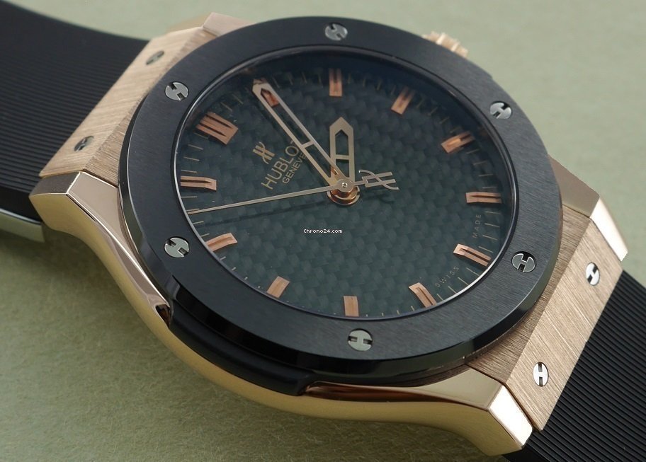 Hublot Classic Fusion 45, 42, 38, 33 mm Mens watch Unisex Automatic Rose gold 501.PM.1680.RX Replica 4