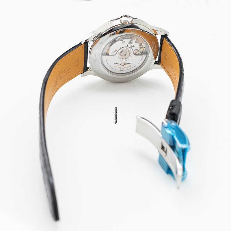 IMG_9081 Longines Record Mens watch Unisex Automatic Steel L28204962 Replica 4