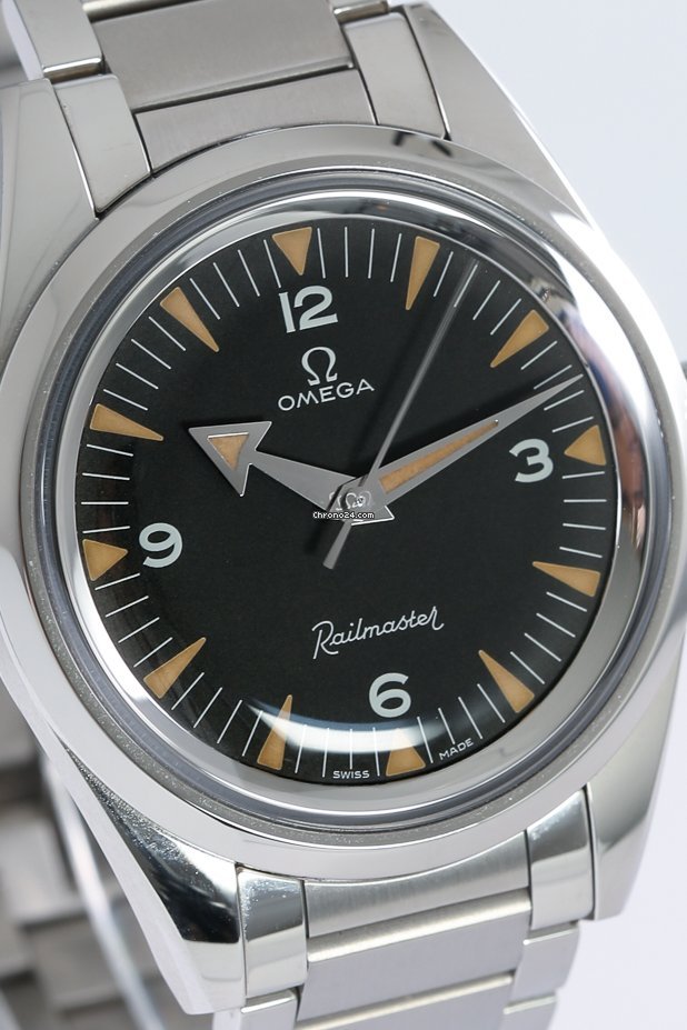 IMG_9081 Omega Seamaster Railmaster Mens watch Unisex Automatic Steel 220.10.38.20.01.002. Replica 4