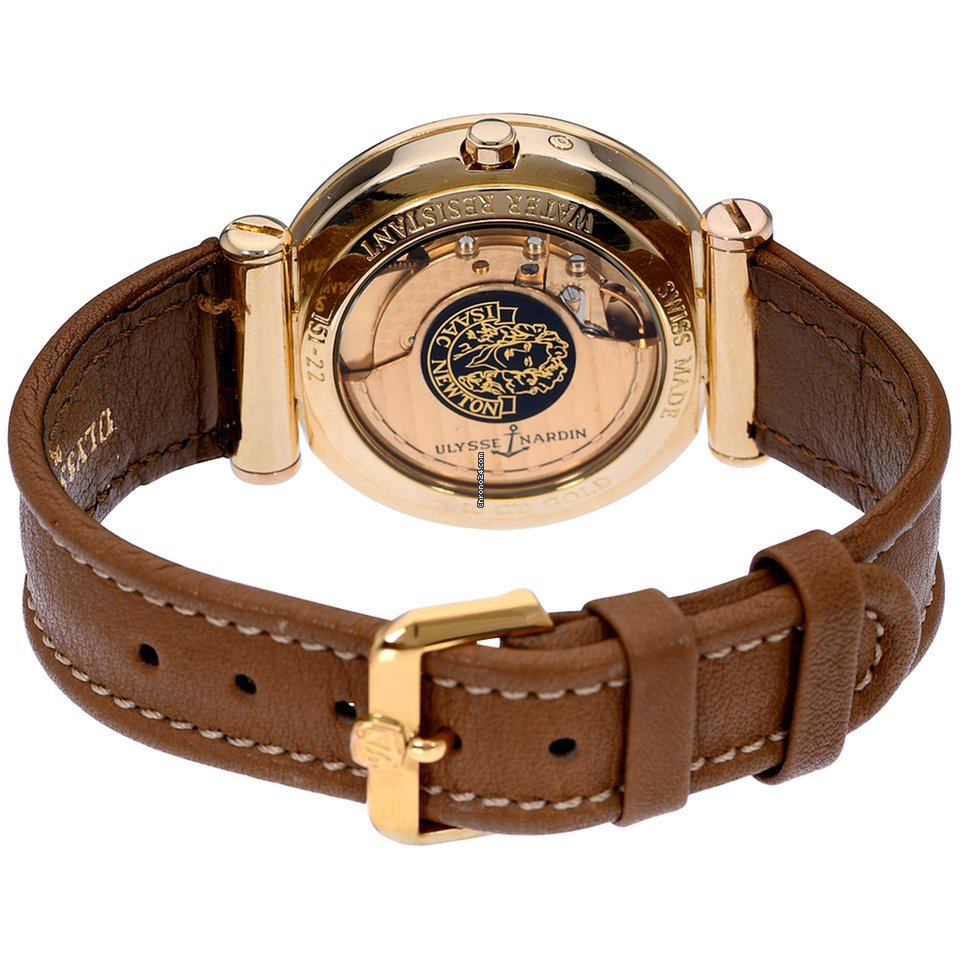 IMG_9081 Ulysse Nardin Mens watch Unisex Automatic Yellow gold 151-22 Replica 4