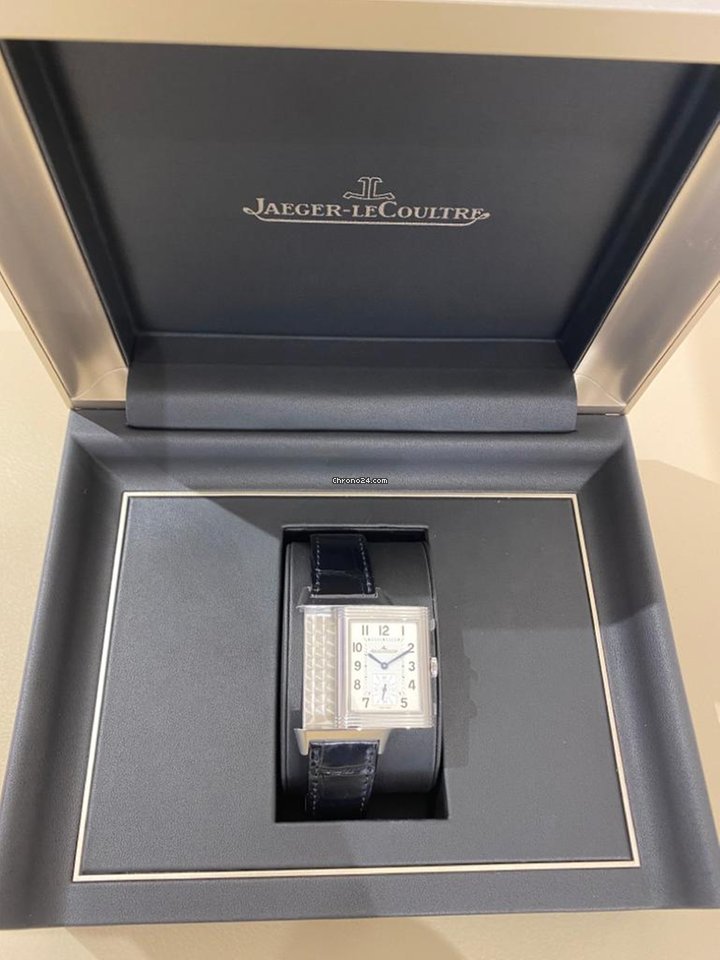 IMG_9081 Jaeger-LeCoultre Reverso Duoface Mens watch Unisex Manual winding Steel Q3848420 Replica 4