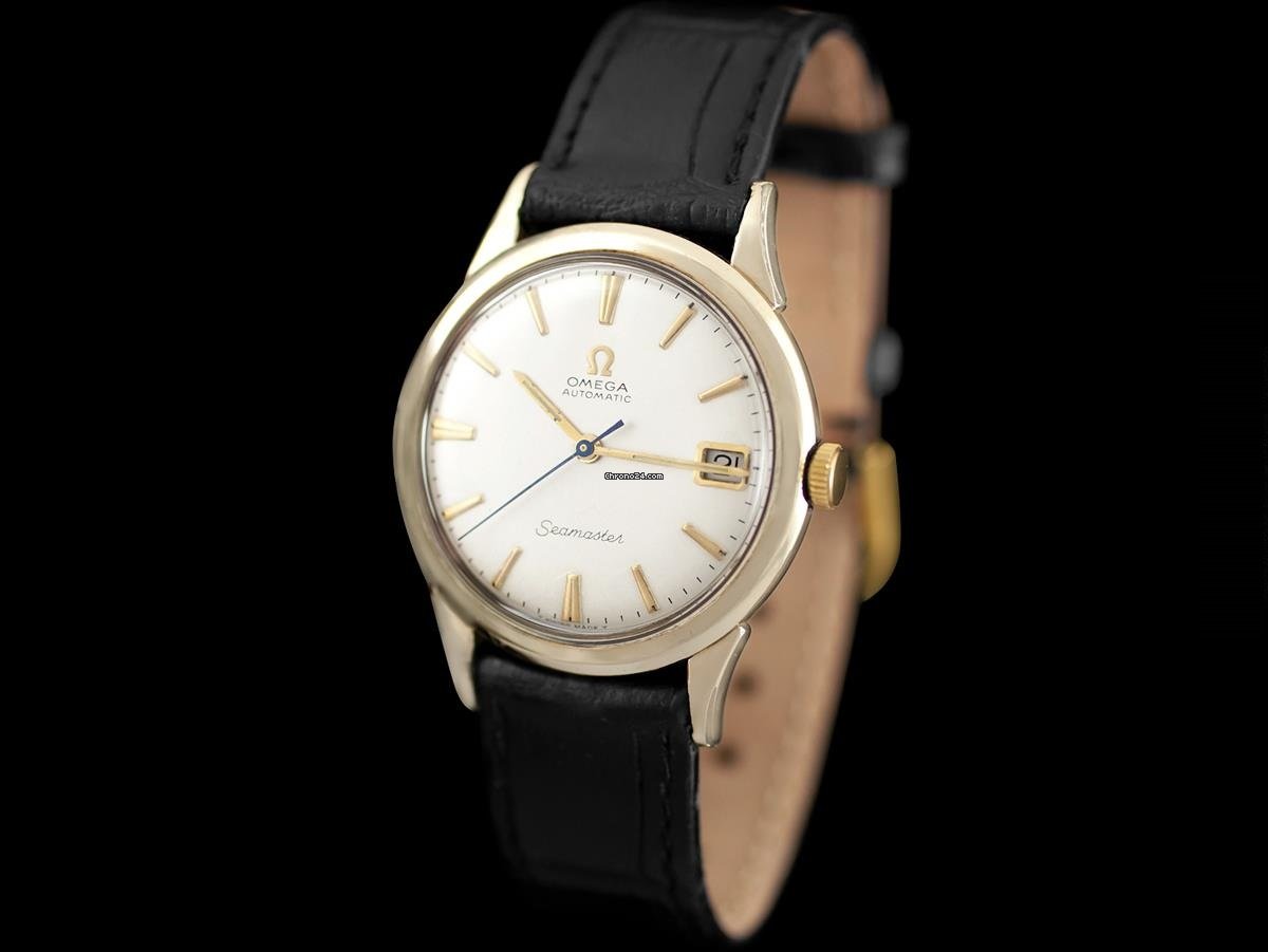 Omega Seamaster Mens watch Unisex Automatic Gold Steel 6848 Replica 4