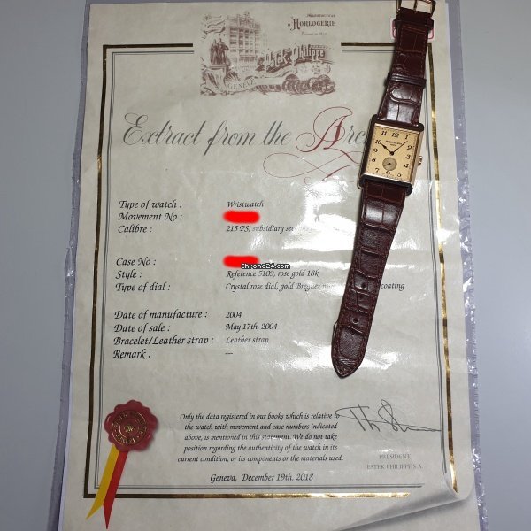 Patek Philippe Gondolo Manual winding Red gold 5109R Replica 4