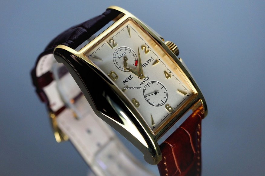 IMG_9081 Patek Philippe Gondolo Mens watch Unisex Manual winding Yellow gold 5100 J-001 Replica 4