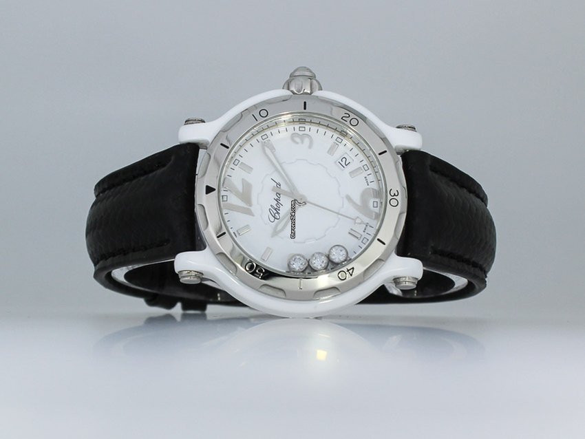 Chopard Happy Sport Womens watch Quartz Ceramic 288507 Replica 4