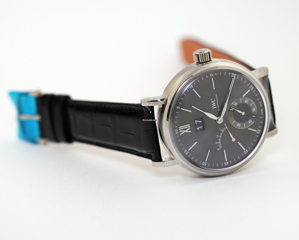 IMG_9081 IWC Portofino Hand-Wound Mens watch Unisex Manual winding White gold IW516101 Replica 4