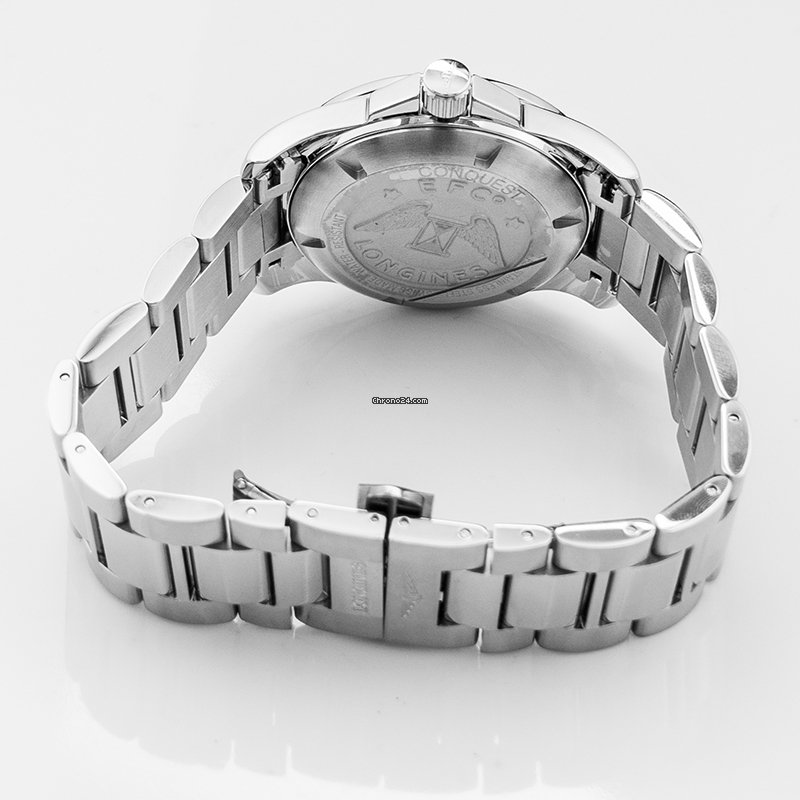 Longines Conquest Mens watch Unisex Automatic Steel L37774586 Replica 4