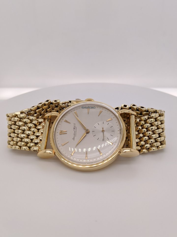 IWC Mens watch Unisex Manual winding Yellow gold 1950 IWC Schaffhausen Caliber 88 YG Replica 4