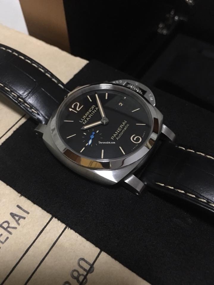 IMG_9081 Panerai Luminor Marina 1950 3 Days Automatic Mens watch Unisex Automatic Steel PAM 01392 Replica 4
