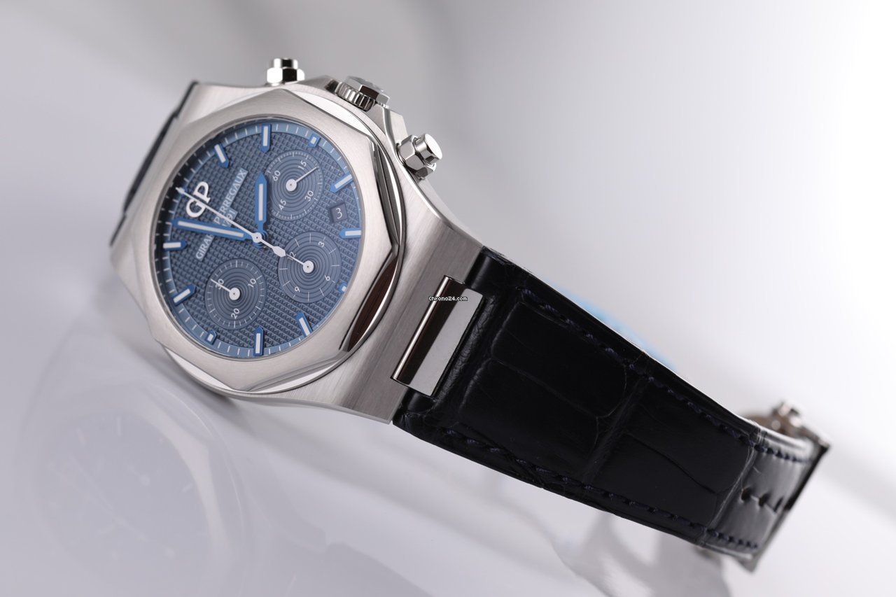 IMG_9081 Girard Perregaux Laureato Mens watch Unisex Automatic Steel 81020-11-431-BB4A Replica 4