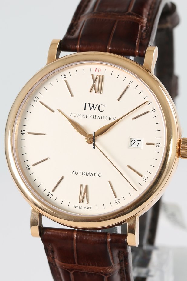 IMG_9081 IWC Portofino Automatic Mens watch Unisex Automatic Rose gold IW356504 Replica 4