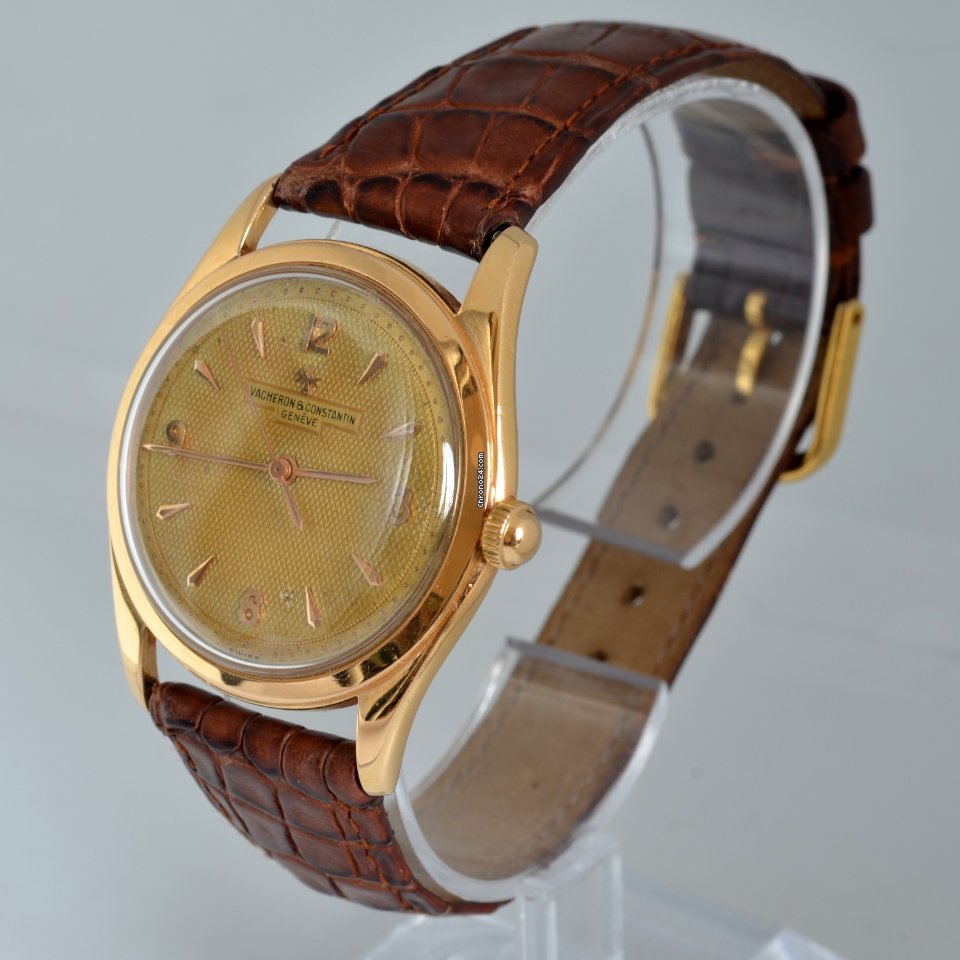 Vacheron Constantin Manual winding Rose gold 6062 Replica 4