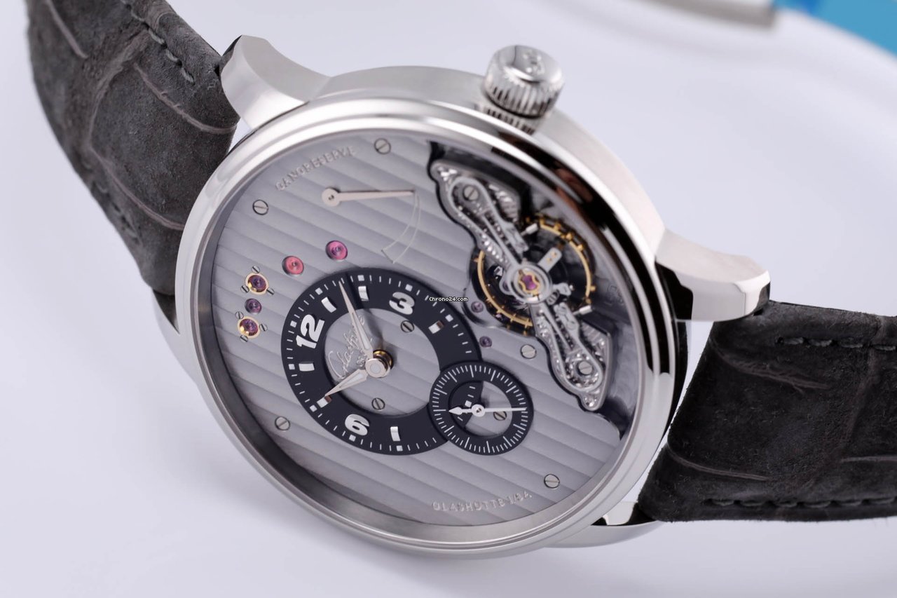 IMG_9081 Glashutte Original PanoInverse Mens watch Unisex Manual winding Steel 1-66-06-04-22-05 Replica 4