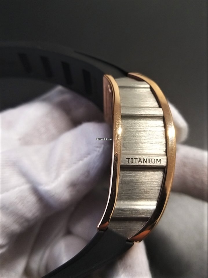 Richard Mille RM 011 Automatic Rose gold RM11-01 ROBERTO MANCINI Replica 4