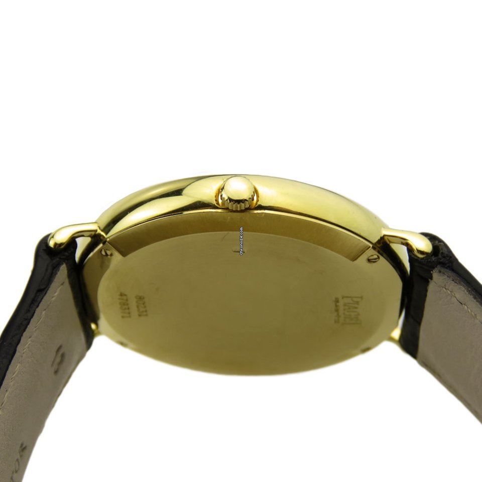 IMG_9081 Piaget Mens watch Unisex Quartz Yellow gold 80231 Replica 4