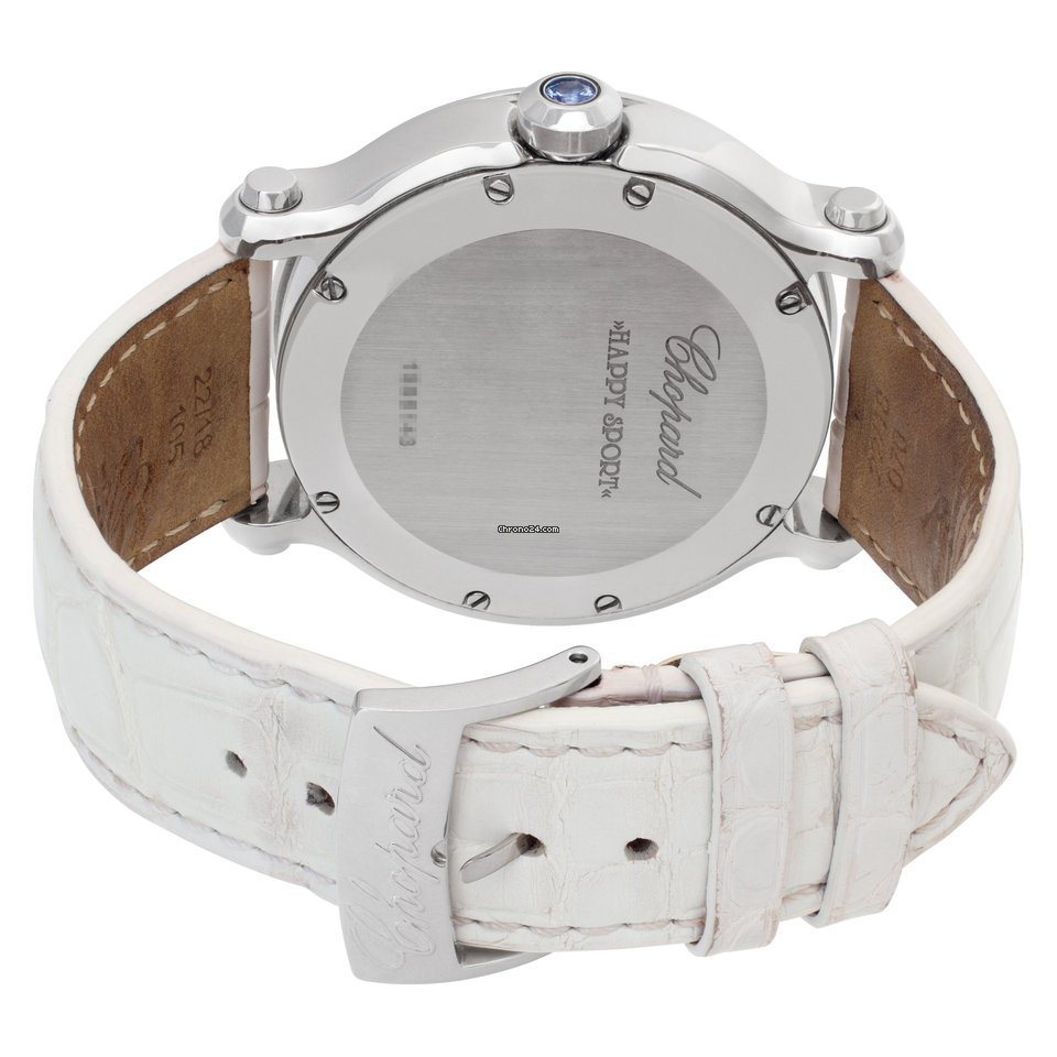 IMG_9081 Chopard Happy Sport Womens watch Quartz Steel 288525-3003 Replica 4