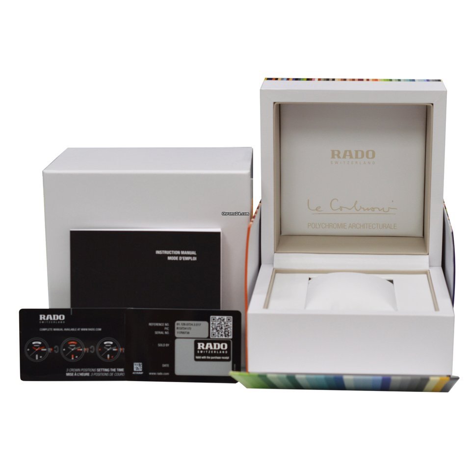 IMG_9081 Rado Mens watch Unisex Quartz Ceramic R15518152 Replica 4