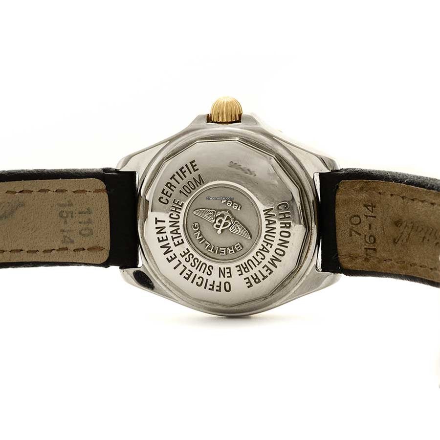 Breitling Quartz Gold Steel D67365 Replica 4