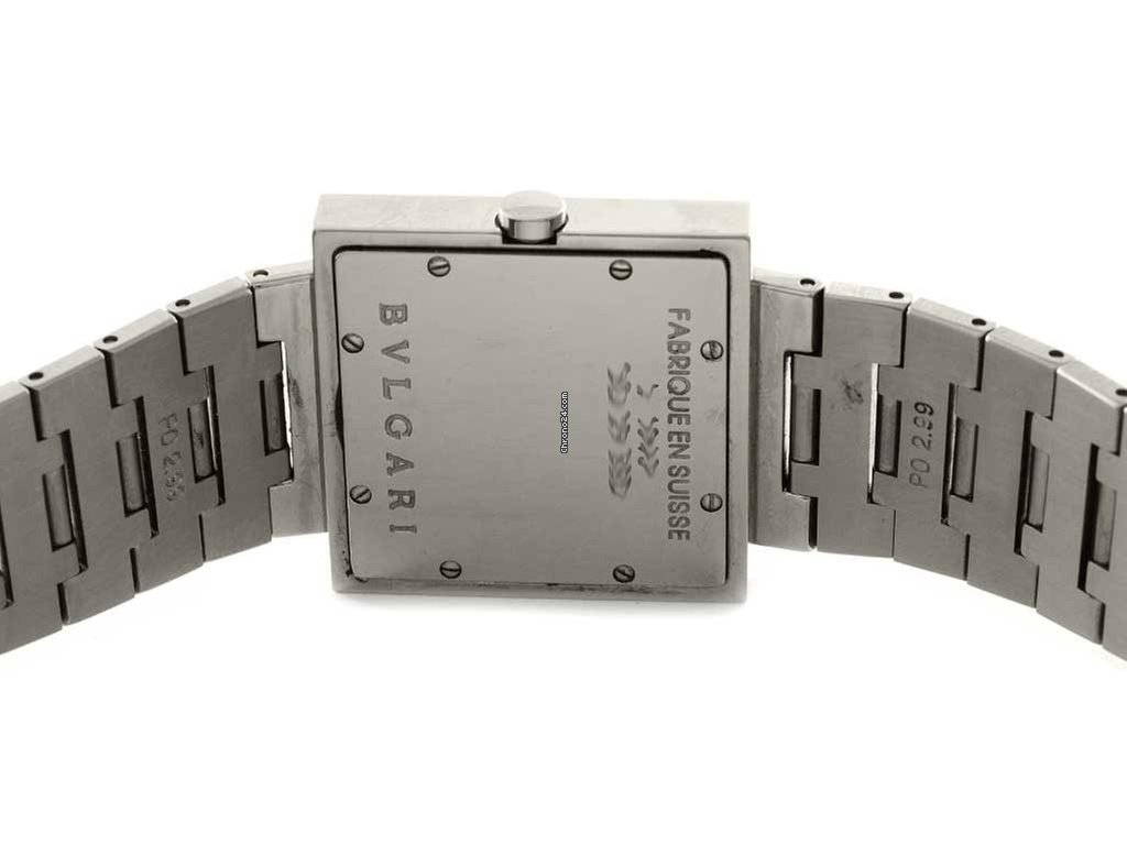 Bulgari Quadrato Quartz Steel SQ-29-SLD Replica 4
