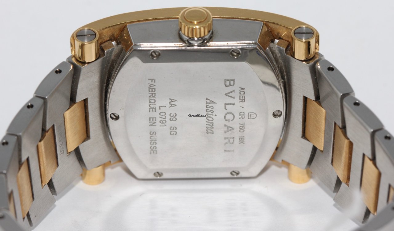 Bulgari Assioma Womens watch Quartz Gold Steel aa 39 sg Replica 4