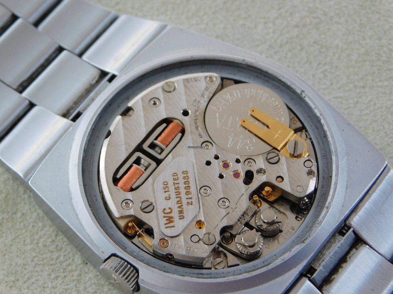 IMG_9081 IWC Mens watch Unisex Quartz Steel 3403 Replica 4