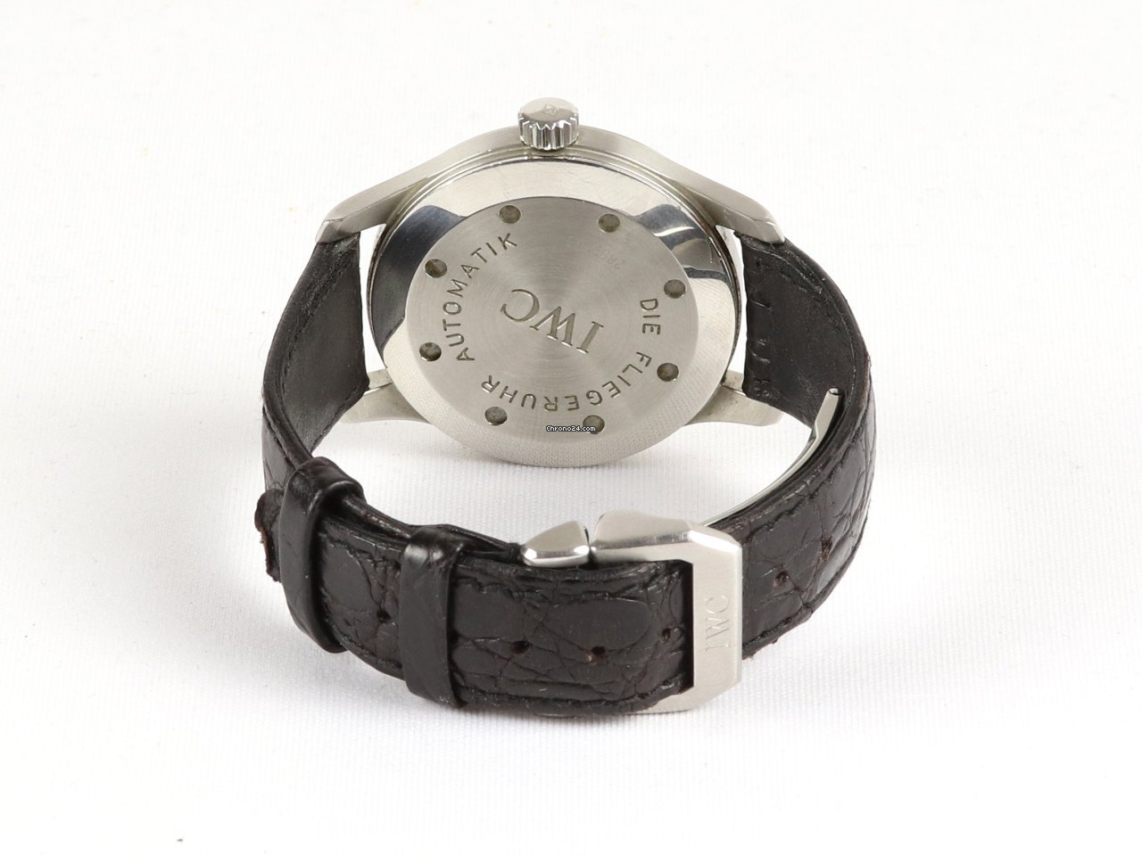 IMG_9081 IWC Pilot Mark Mens watch Unisex Automatic Steel 3253-01 Replica 4