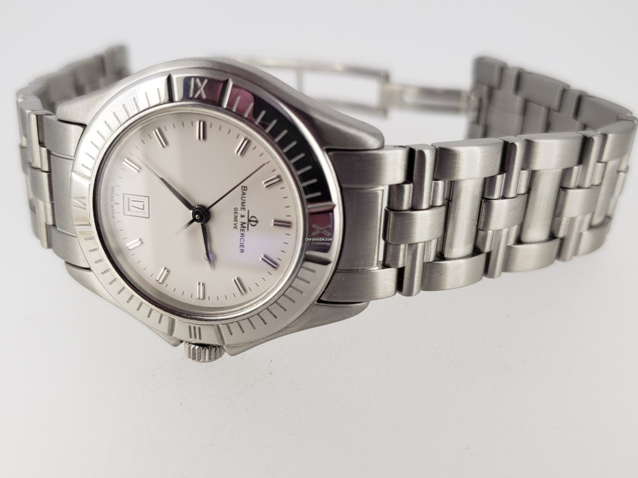 IMG_9081 Baume & Mercier Riviera Womens watch Quartz Steel Baume & Mercier Riviera Ladies, Stainless, Quartz Replica 4