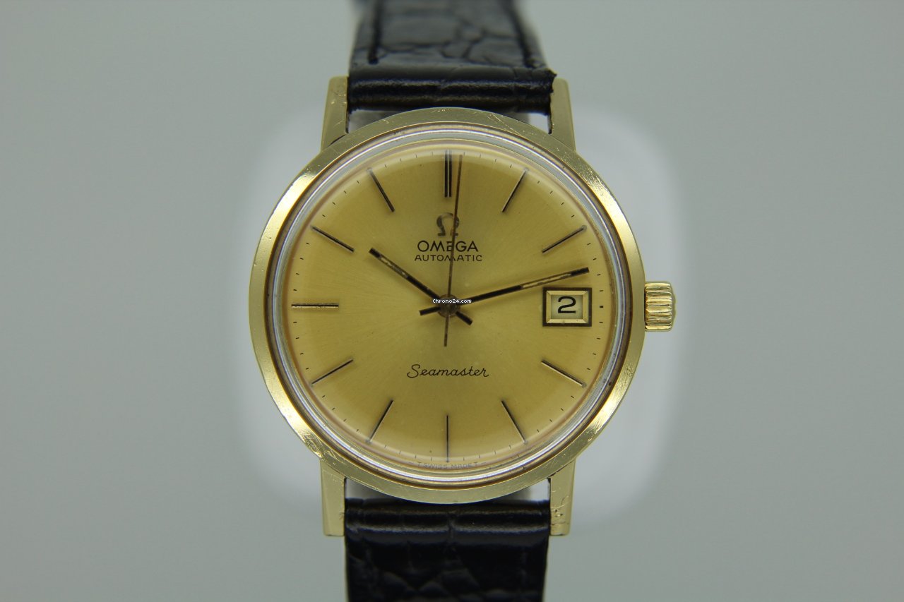 IMG_9081 Omega Seamaster Mens watch Unisex Automatic Yellow gold 961409 Replica 4