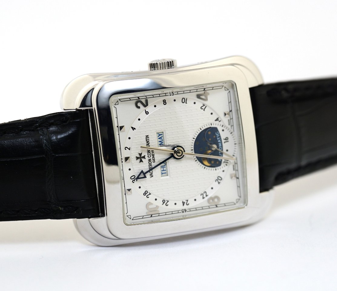 IMG_9081 Vacheron Constantin Historiques Mens watch Unisex Automatic White gold 47300 000G-9064 Replica 4