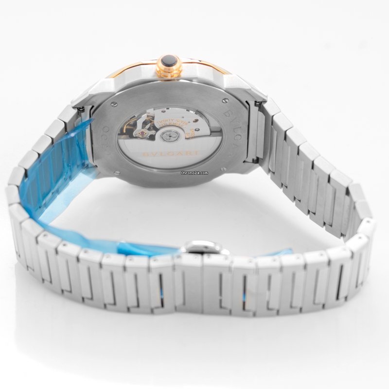 IMG_9081 Bulgari Octo Mens watch Unisex Automatic Rose gold 103083 Replica 4